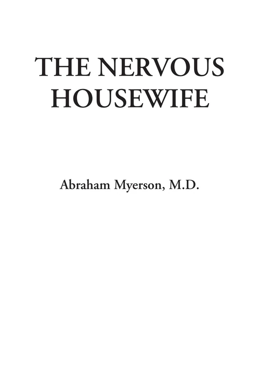 The Nervous Housewife