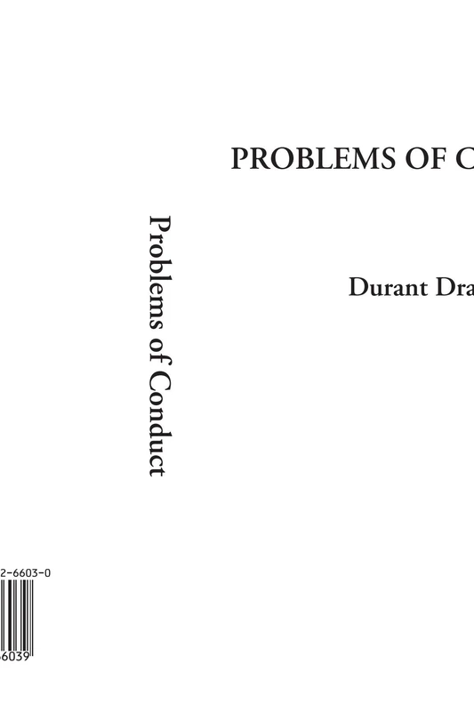 Problems of Conduct