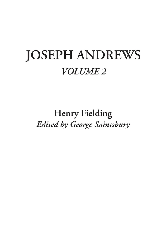 Joseph Andrews, Volume 2
