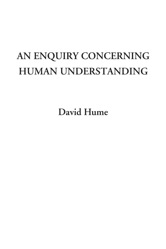 An Enquiry Concerning Human Understanding - Image 1