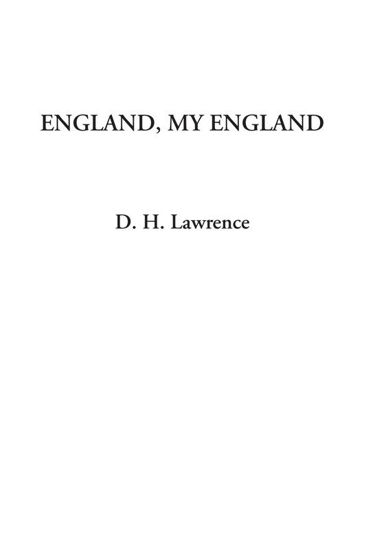 England, My England