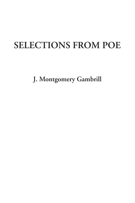 Selections from Poe - Image 1