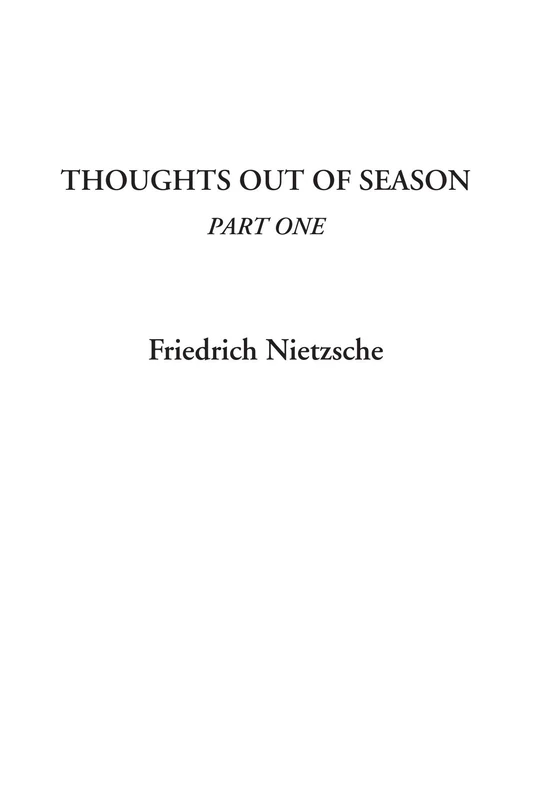 Thoughts out of Season, Part One - Image 1