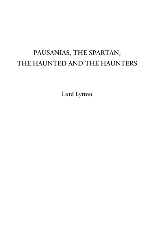 Pausanias, the Spartan, the Haunted and the Haunters - Image 1