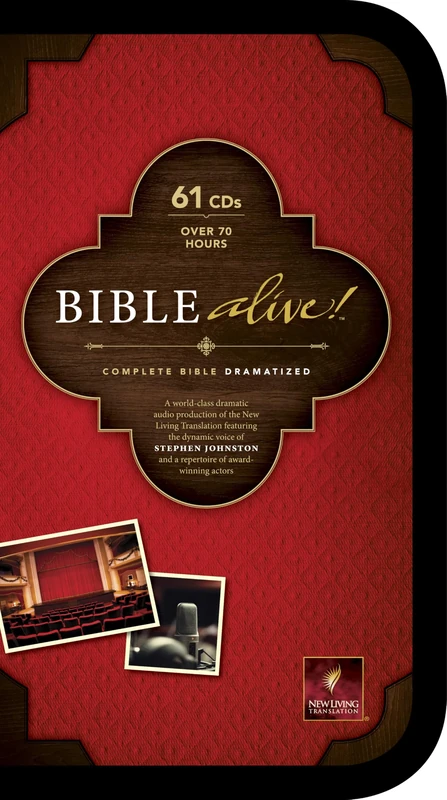 NLT Bible Alive CD: New Living Translation, Black Zipper Case - Image 1