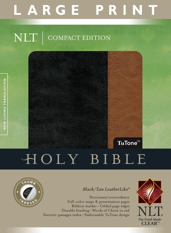 Large Print Compact Bible-NLT (Large Print Compact Edition: NLT)