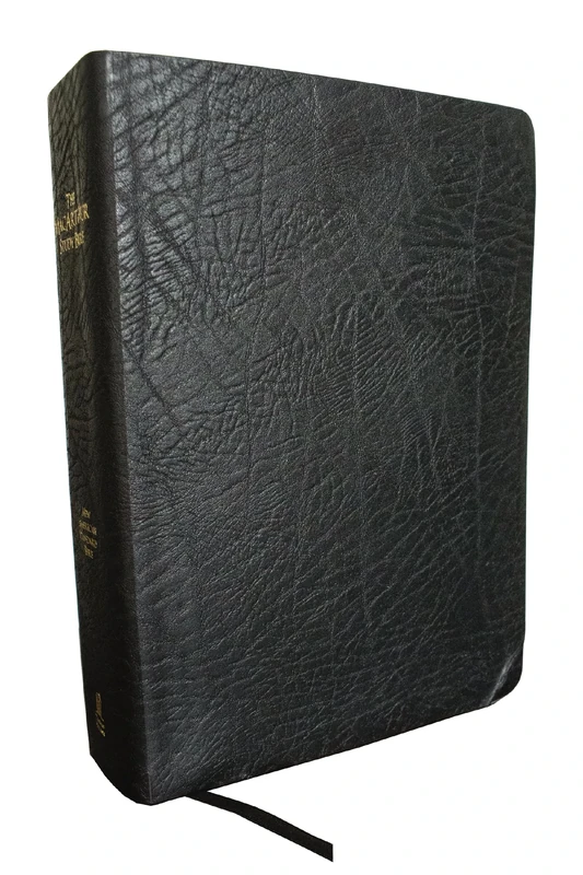 The NASB MacArthur Study Bible, Large Print, Black Bonded Leather, 1995 Text: Holy Bible, New American Standard Bible