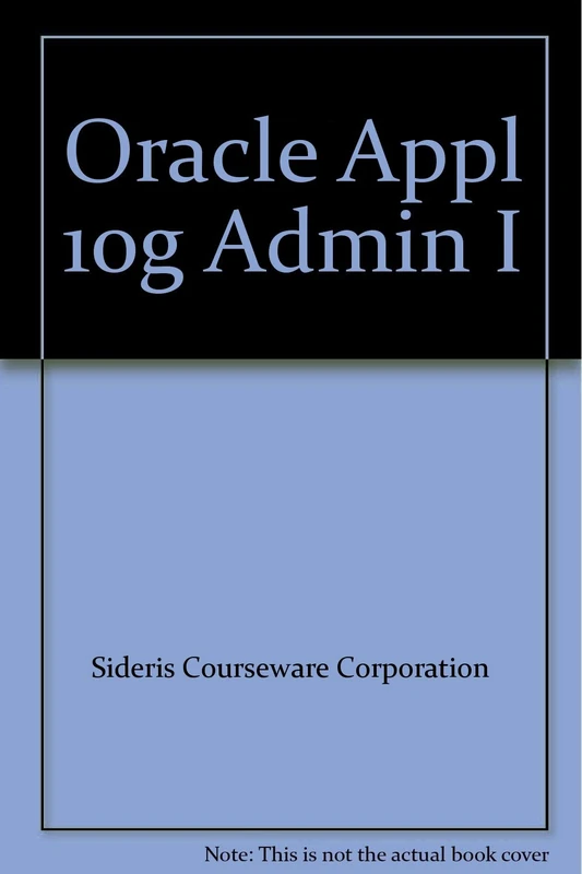 SM Oracle Appl 10g Admin I