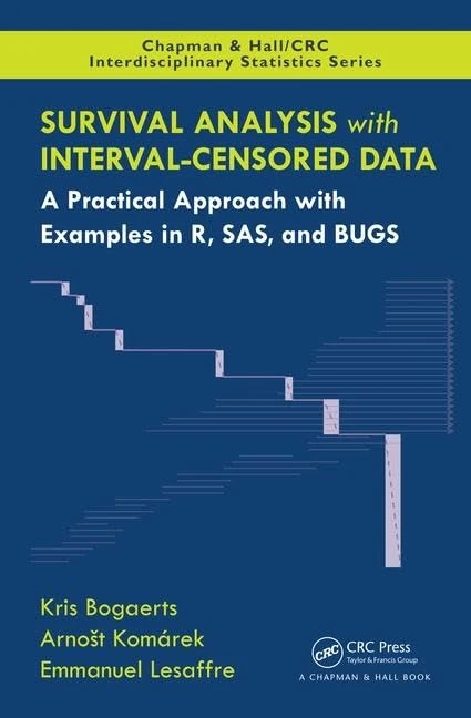 Survival Analysis with Interval-Censored Data: A Practical Approach with Examples in R, SAS, and BUGS (Chapman & Hall/CRC Interdisciplinary Statistics)
