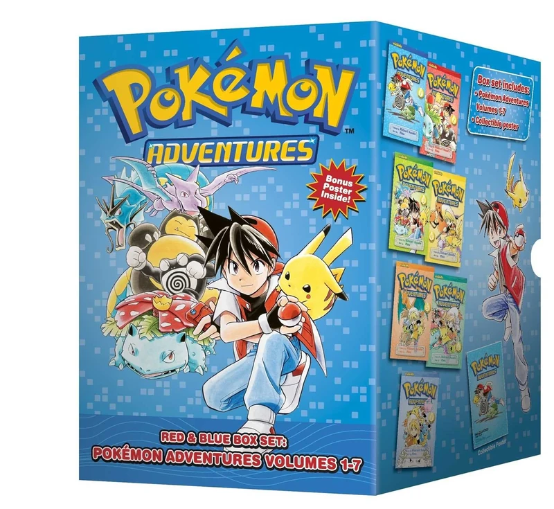 Pokémon Adventures Red & Blue Box Set: Set includes Vol. 1-7
