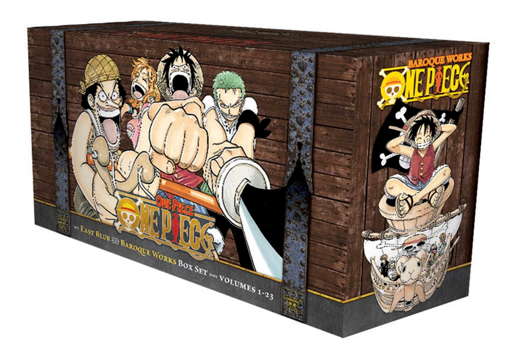 One Piece Box Set 1: East Blue and Baroque Works: Volumes 1-23 with Premium: Volume 1 (One Piece Box Sets)