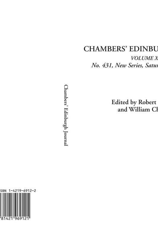 Chambers' Edinburgh Journal (Volume XVII, No. 431, New Series, Saturday, April 3, 1852): 17 - Image 1