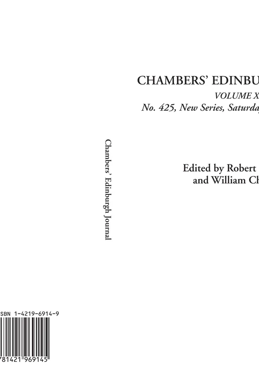 Chambers' Edinburgh Journal (Volume XVII, No. 425, New Series, Saturday, February 21, 1852): 17 - Image 1