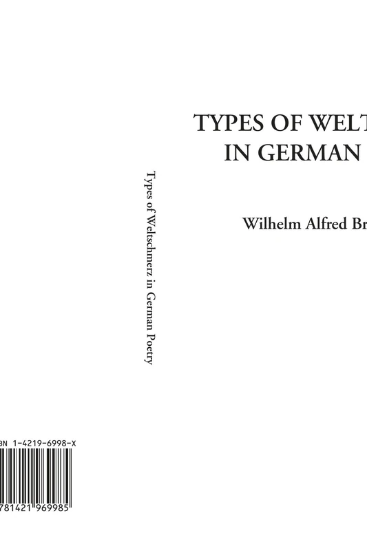 Types of Weltschmerz in German Poetry - Image 1