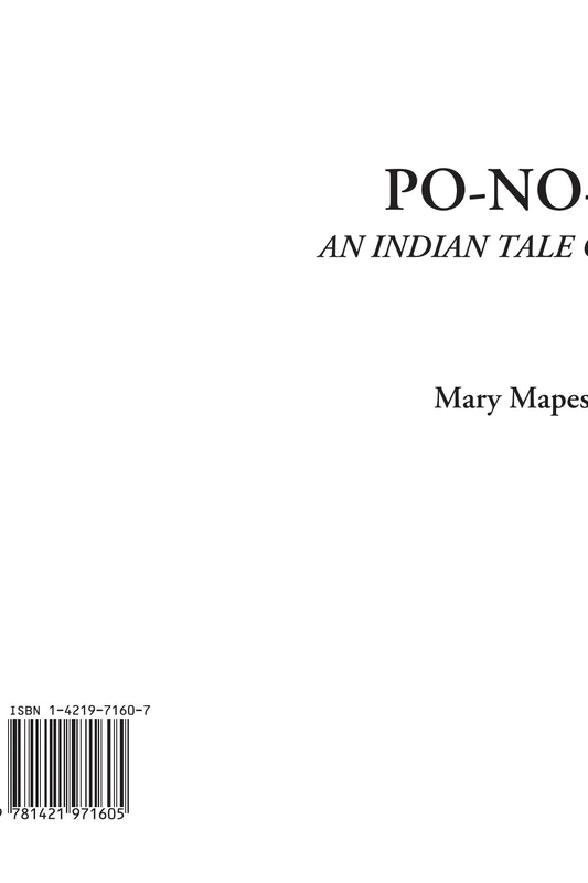 Po-No-Kah (An Indian Tale of Long Ago)