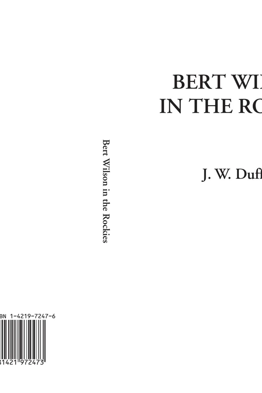 Bert Wilson in the Rockies