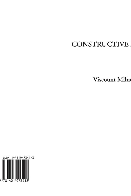 Constructive Imperialism