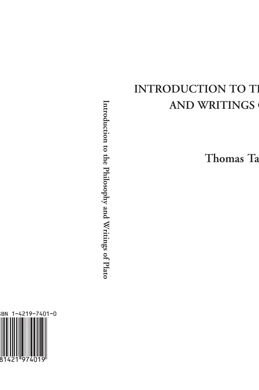 Introduction to the Philosophy and Writings of Plato - Image 1
