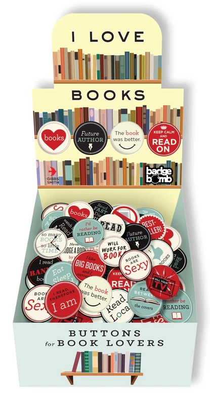 I Love Books Badge Box (LoveLit) - Image 1
