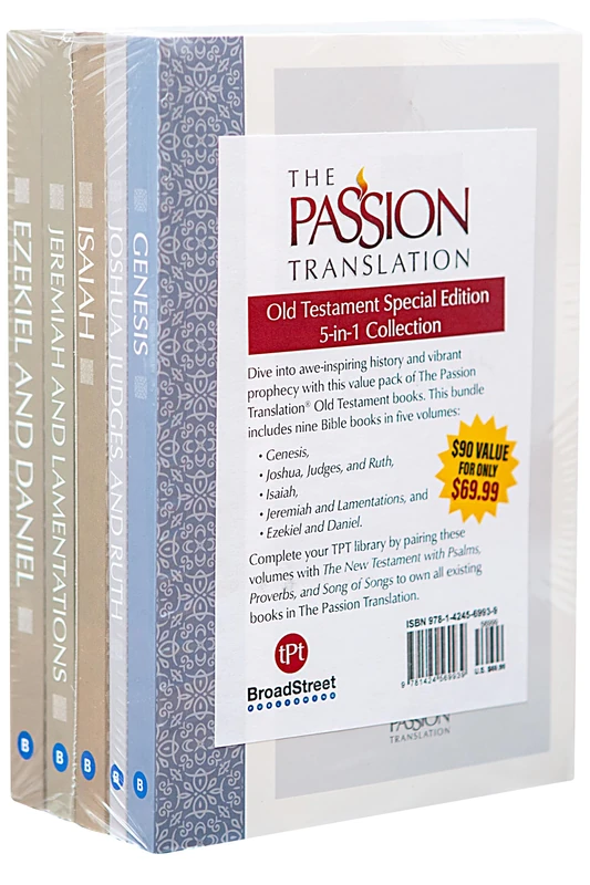 The Passion Translation Old Testament Special Edition: 5-In-1 Collection
