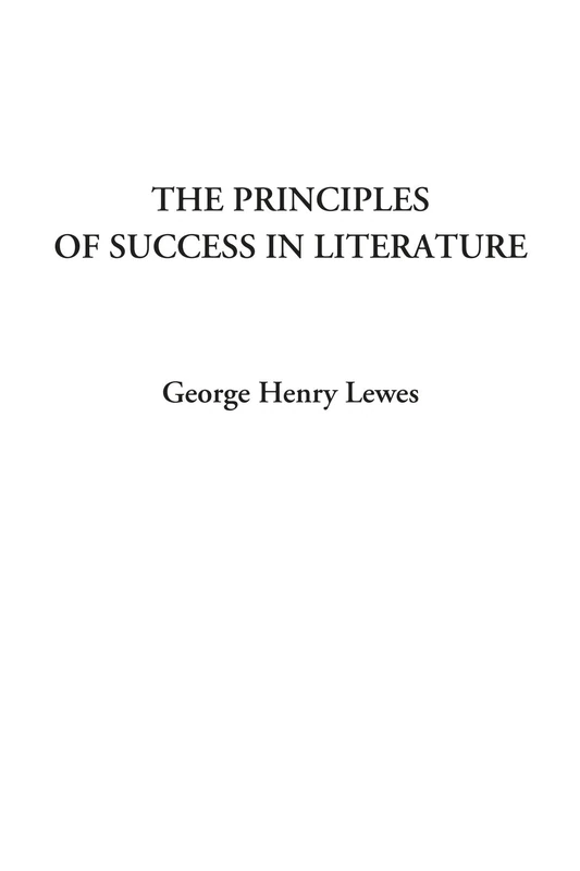 The Principles of Success in Literature - Image 1
