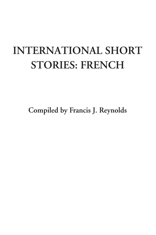 International Short Stories: French