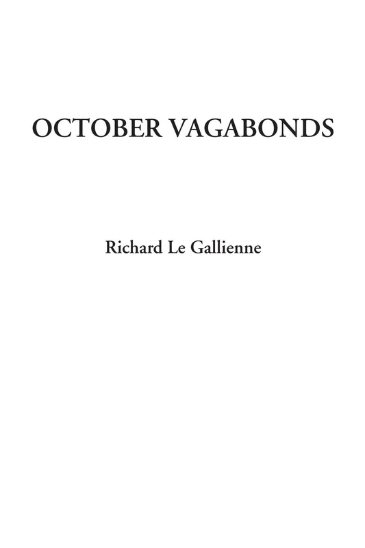 October Vagabonds - Image 1
