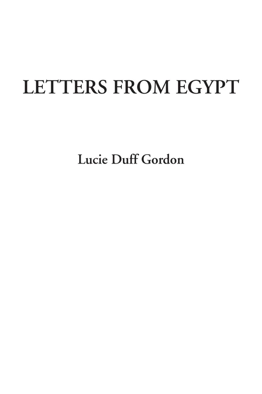 Letters from Egypt