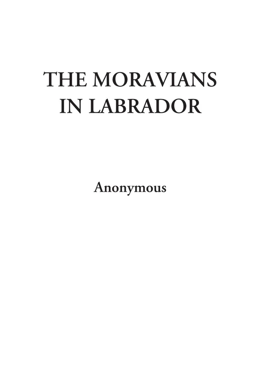 The Moravians in Labrador