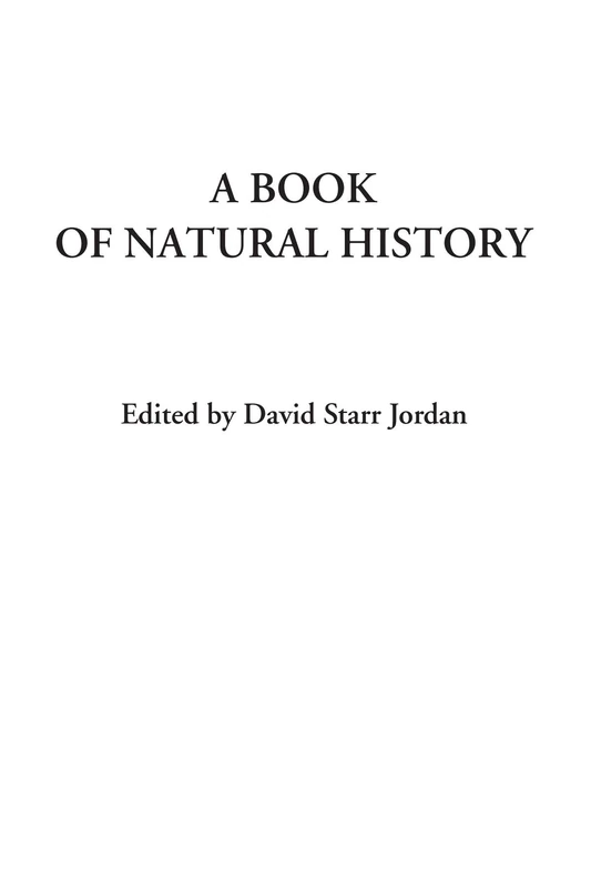 A Book of Natural History