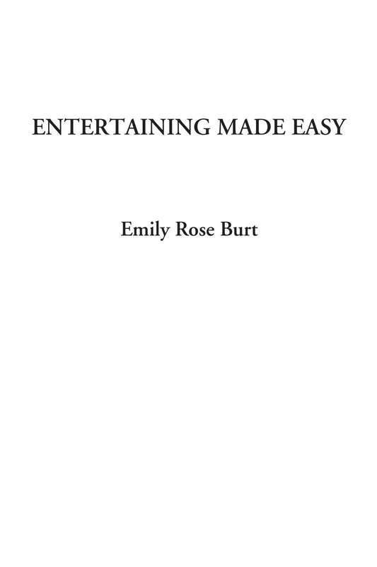Entertaining Made Easy