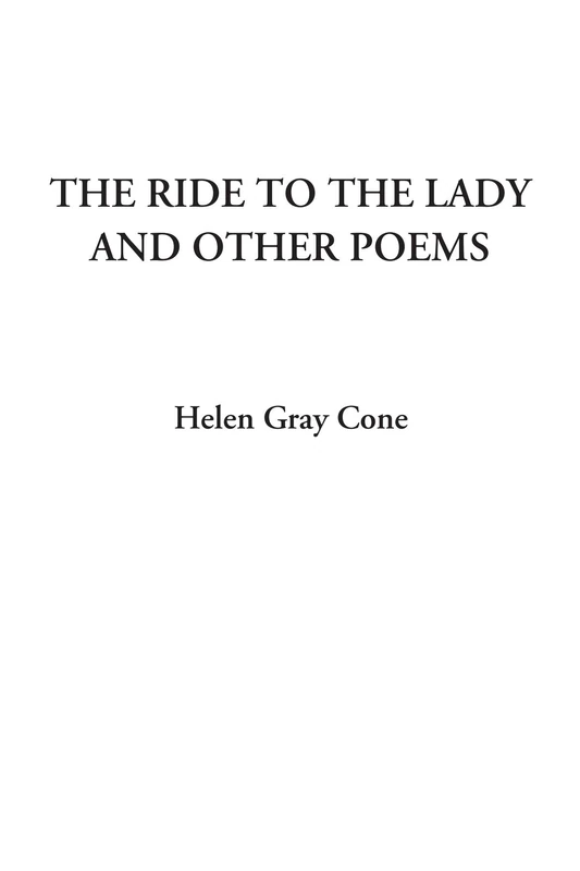 The Ride to the Lady and Other Poems - Image 1