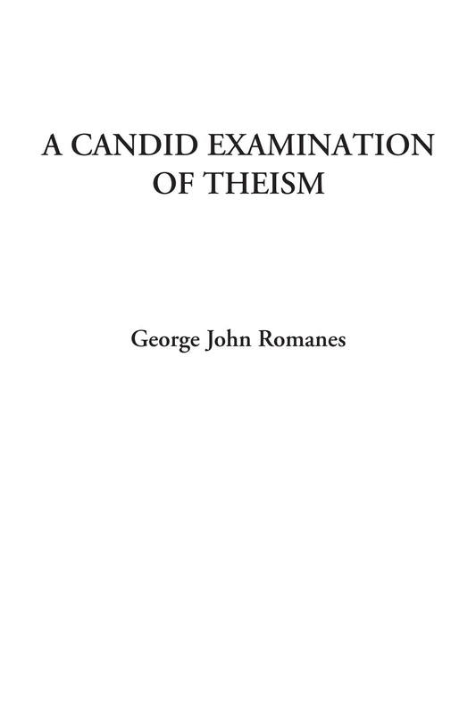 A Candid Examination of Theism - Image 1