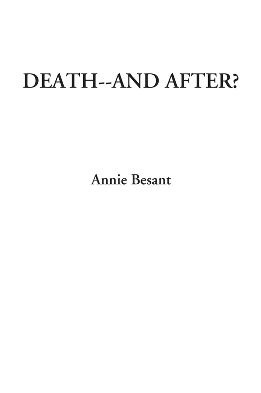 Death--and After? - Image 1