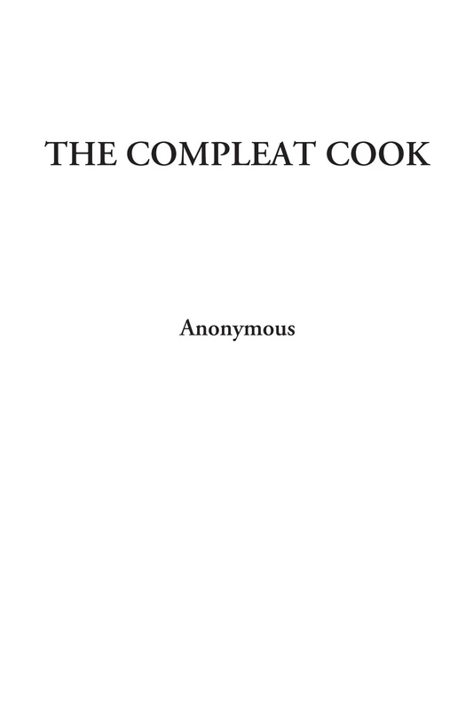 The Compleat Cook