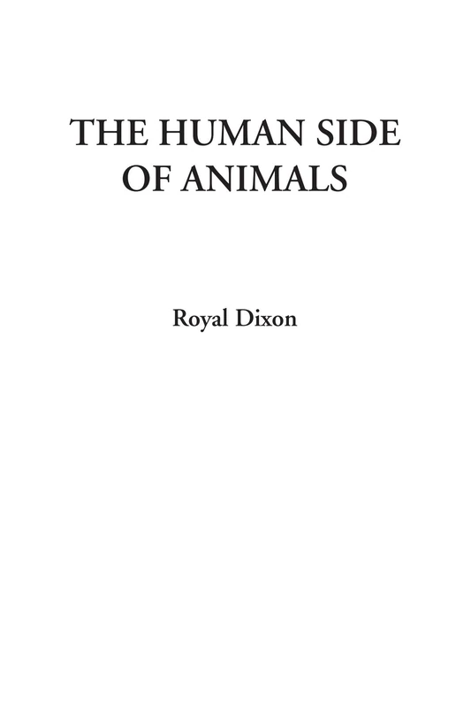 The Human Side of Animals