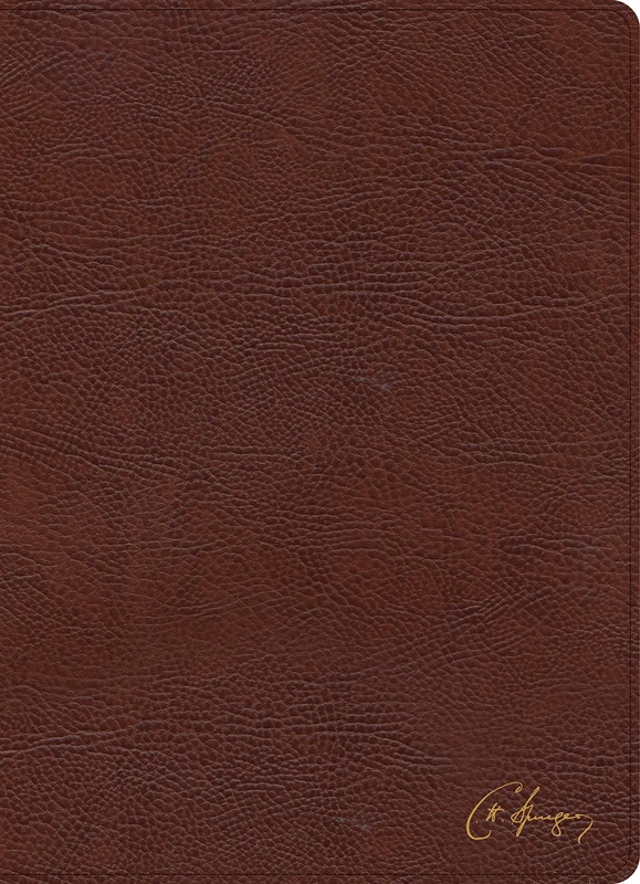 KJV Spurgeon Study Bible, Brown Bonded Leather: King James Version, Brown Bonded Leather