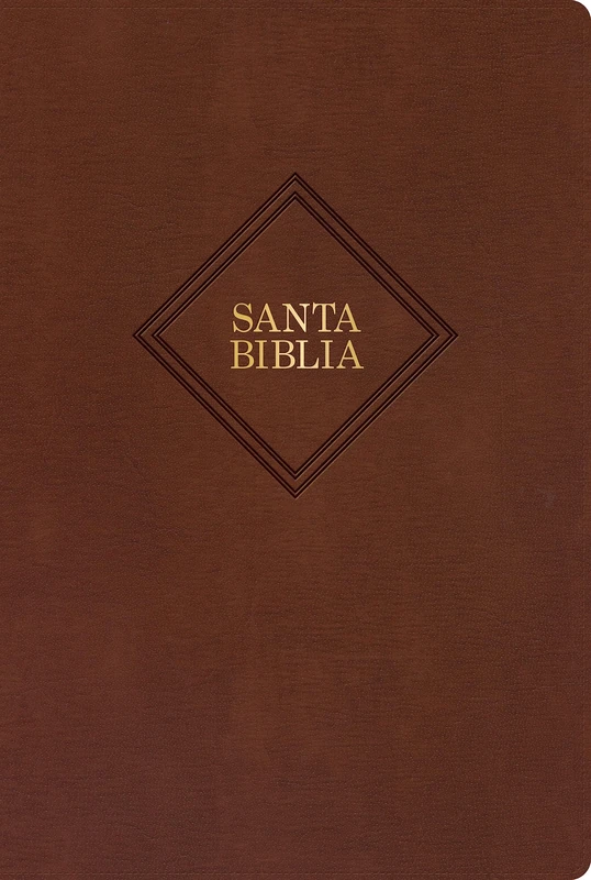 RVR 1960 Biblia Letra Gigante, Café, Piel Fabricada: Santa Biblia