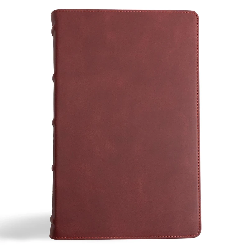 CSB Single-Column Personal Size Bible, Holman Handcrafted Collection, Premium Marbled Burgundy Calfskin: Christian Standard Bible, Marbled Burgundy, ... Personal Size, Holman Handcrafted Collection