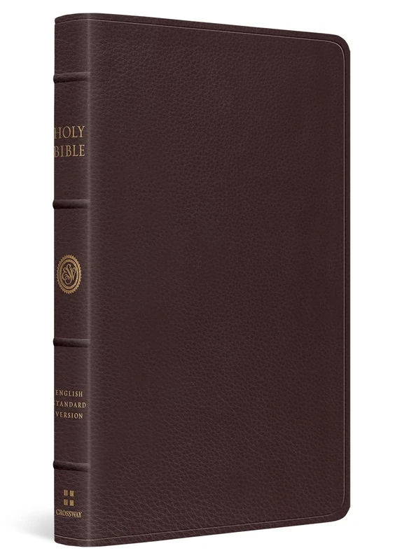 ESV Large Print Thinline Reference Bible (Brown): English Standard Version Large Print Thinline Reference Bible Top Grain Leather Brown