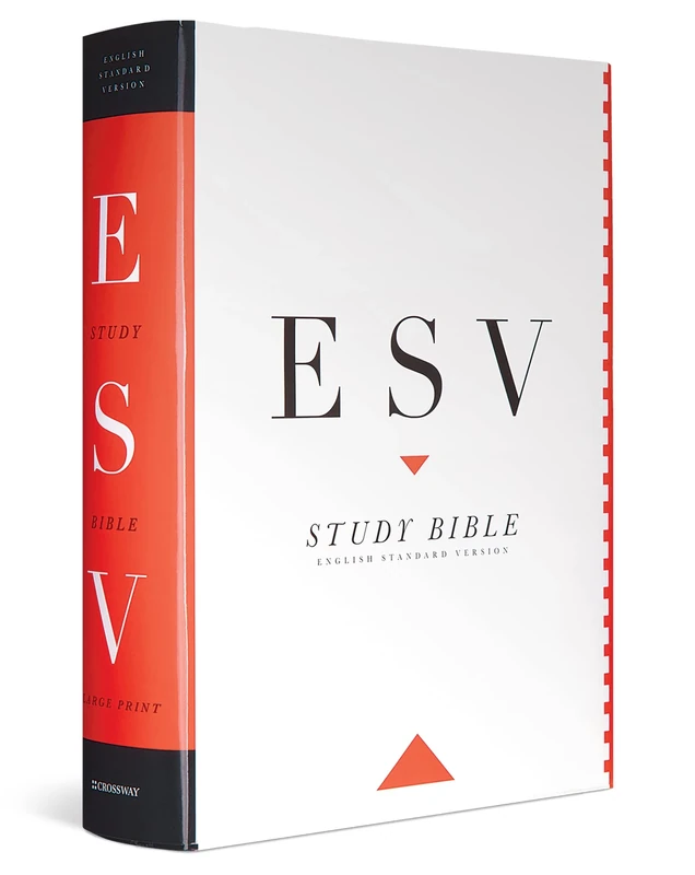 ESV Study Bible, Large Print (Hardcover): English Standard Version