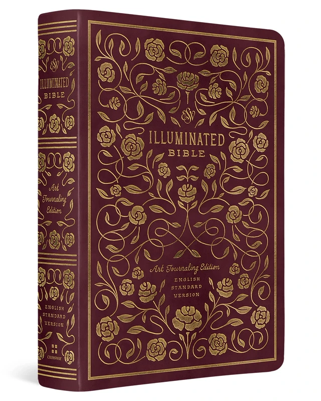 ESV Illuminated™ Bible, Art Journaling Edition (TruTone, Burgundy)