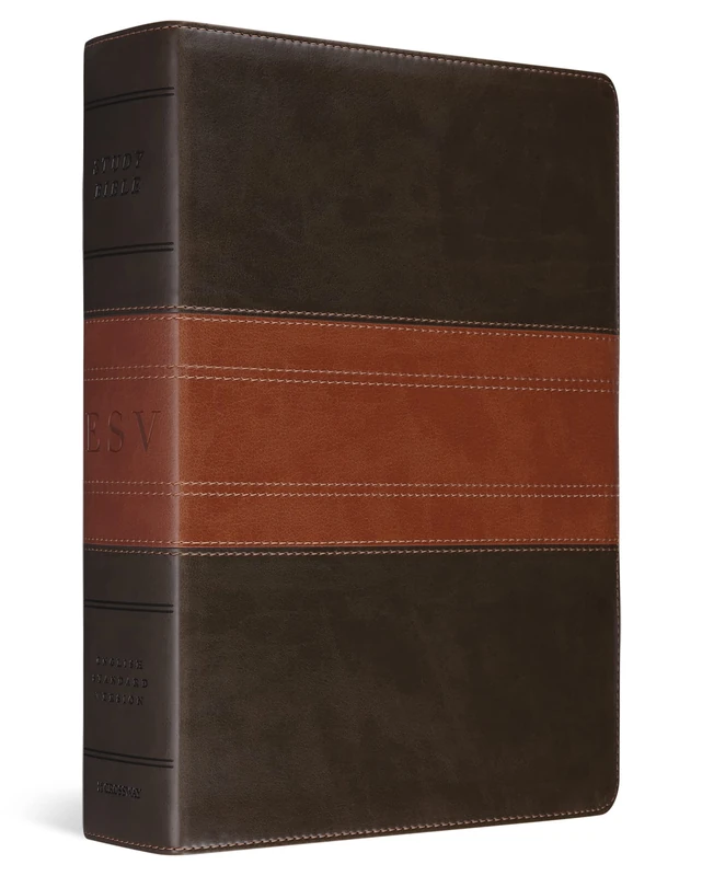 ESV Study Bible, Large Print (TruTone, Forest/Tan, Trail Design): English Standard Version,Trutone, Forest/tan, Trail Design, Study