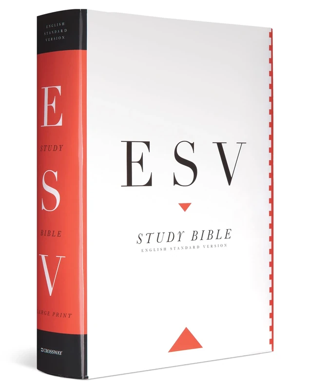 ESV Study Bible, Large Print (Hardcover, Indexed): English Standard Version
