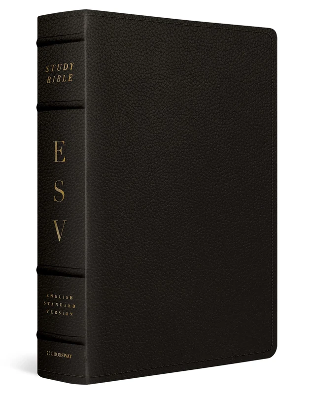 ESV Study Bible (Buffalo Leather, Deep Brown)