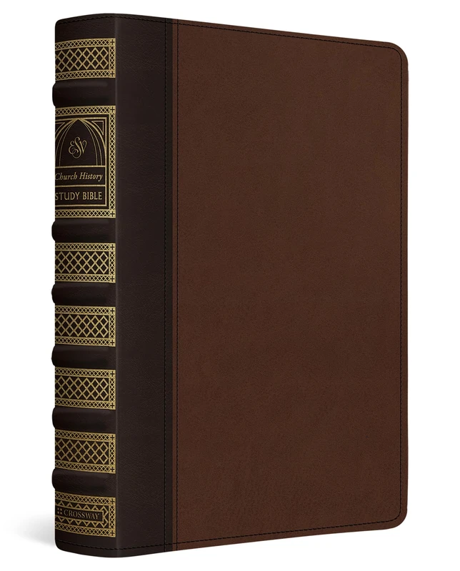 ESV Church History Study Bible: Voices from the Past, Wisdom for the Present (TruTone, Brown/Walnut, Timeless Design)