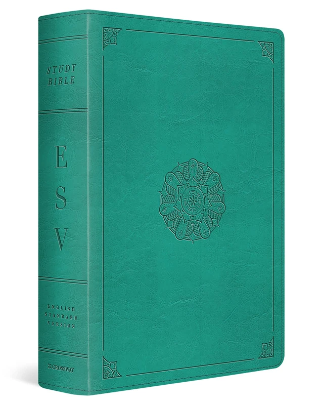 ESV Study Bible (TruTone, Turquoise, Emblem Design): English Standard Version, Trutone, Turquoise, Emblem Design