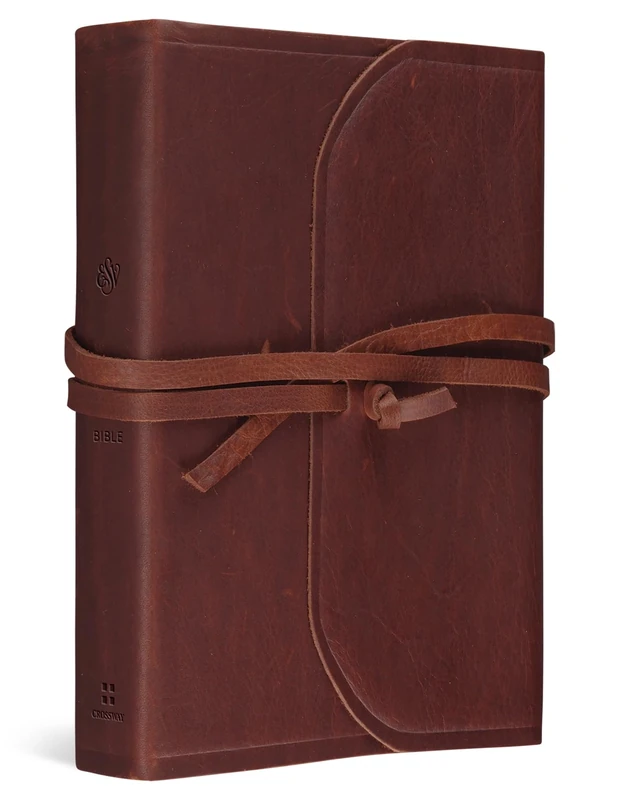 ESV Student Study Bible (Natural Leather, Brown, Flap with Strap): English Standard Version, Brown, Flap With Strap, Student Study Bible