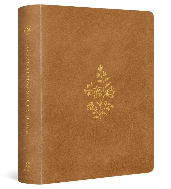 ESV Journaling Study Bible (TruTone over Board, Nubuck Caramel)
