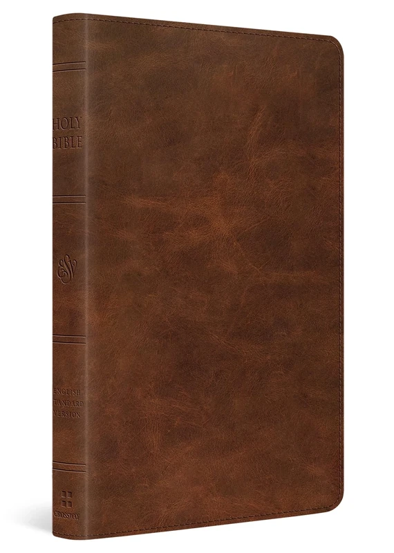 ESV Thinline Bible, Red Letter (Full Grain Leather, Deep Brown): English Standard Version, Deep Brown, Full Grain Leather